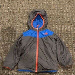 The North Face Blue and Gray Fleece Jacket